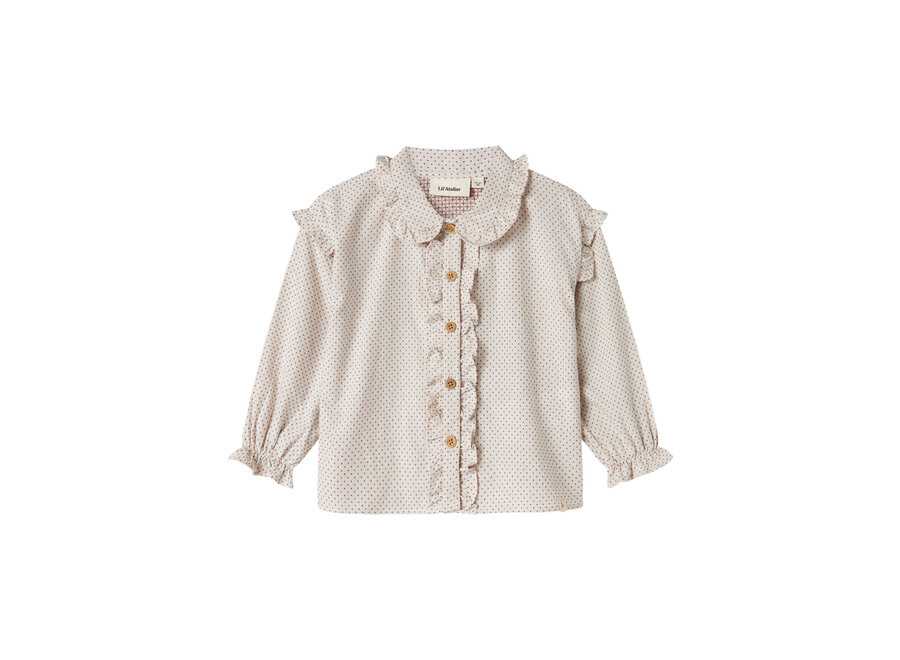 Blouse shirt Folena -Pastel Parchment