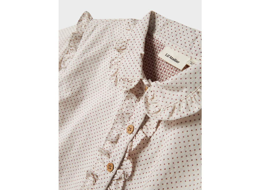 Blouse shirt Folena -Pastel Parchment