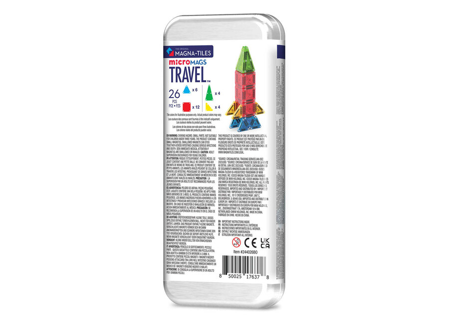 Magna-Tiles MicroMAGS Reisset - magnetisch speelgoed