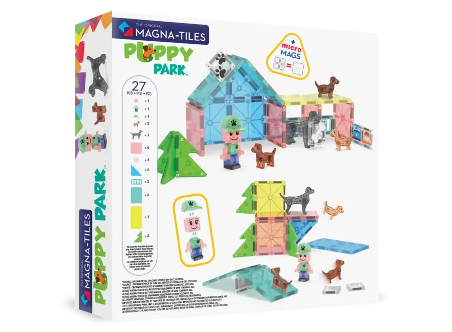 Puppy Park 27-Piece Set - Magnetisch speelgoed