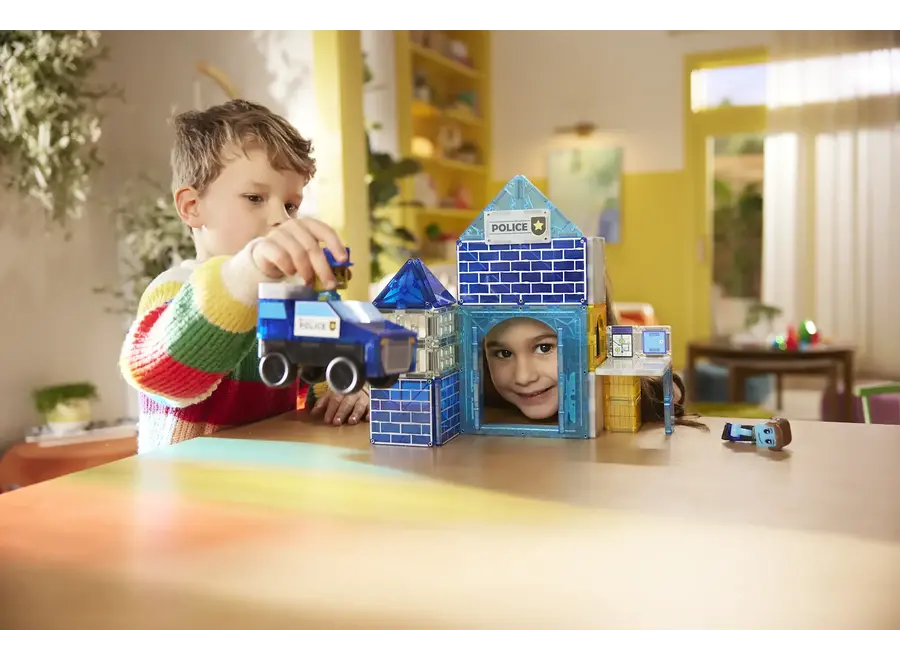 Police Station 35-Piece Set - Magnetisch speelgoed