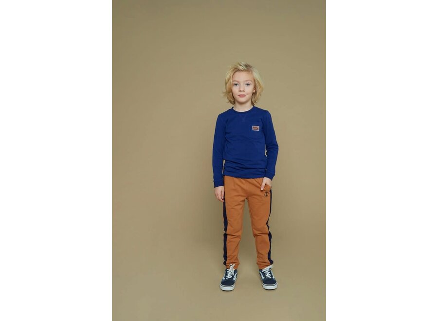 Longsleeve - Waves and Whales - Kobalt