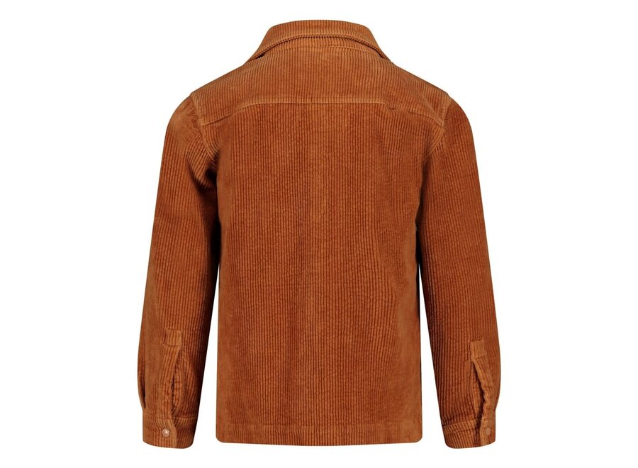 Overhemd corduroy - Waves and Whales - Hazelnoot