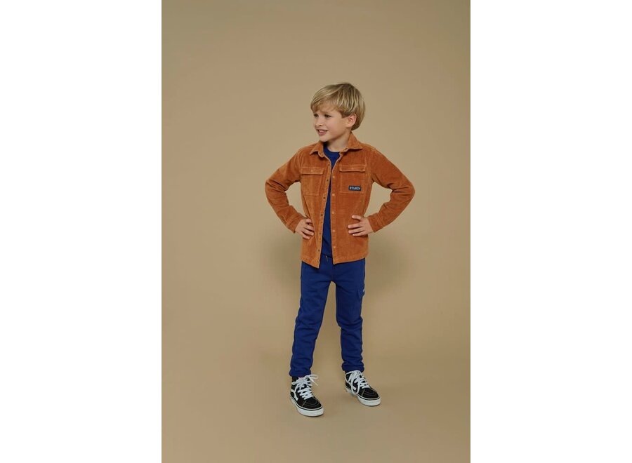 Overhemd corduroy - Waves and Whales - Hazelnoot