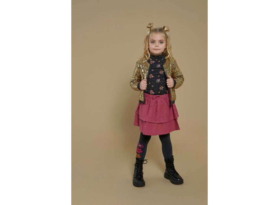 Pailetten bomberjack - Shine Bright - Goud