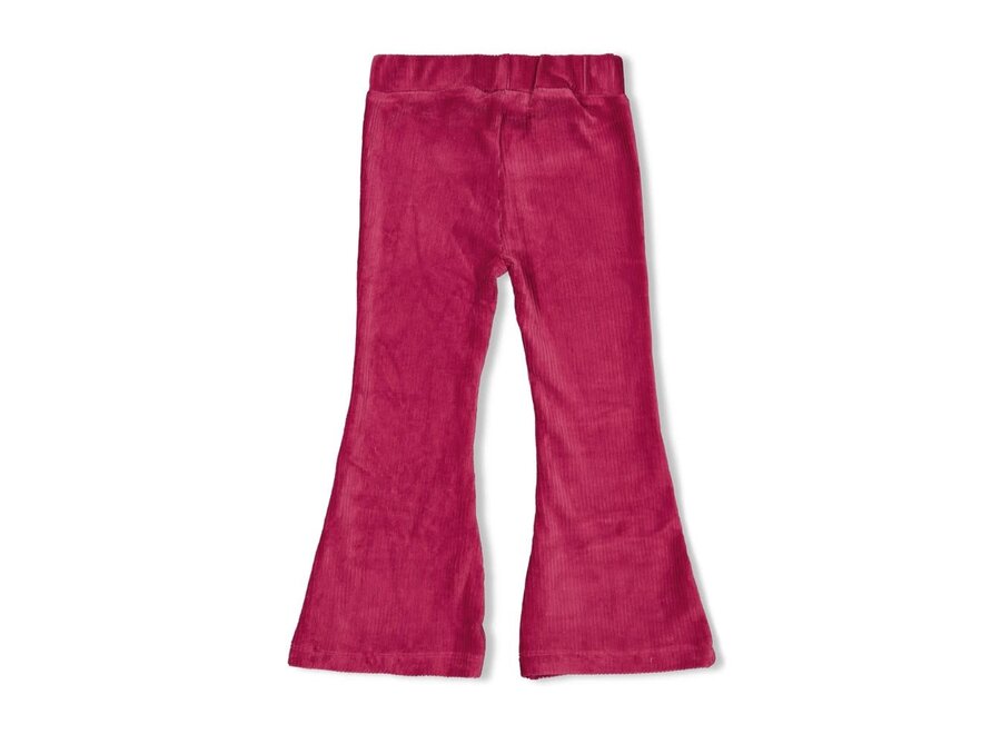 Flared broek velours rib - Shine Bright - Violet