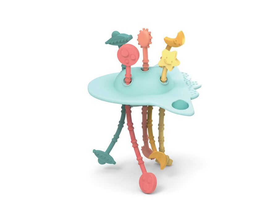 Zip en trek speeltje - Sensorische Raket