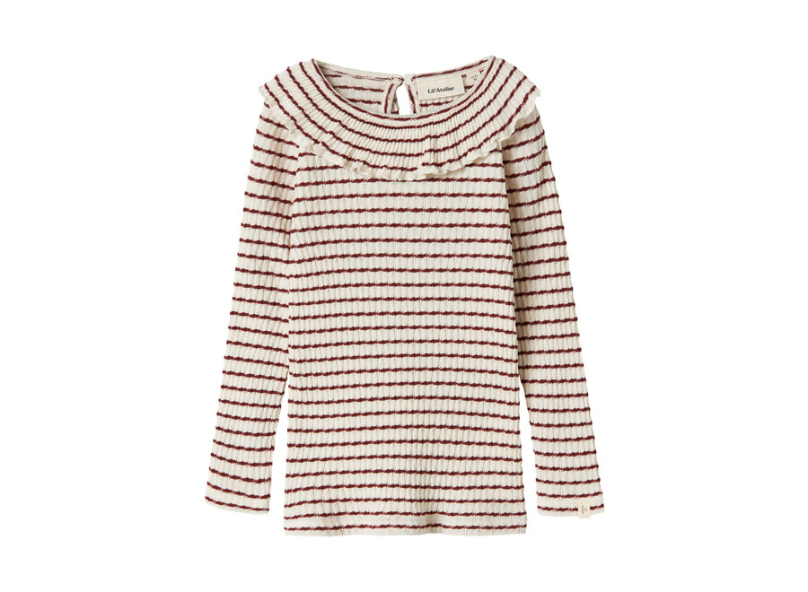 SOPHIA LS SLIM TOP Hot Chocolate