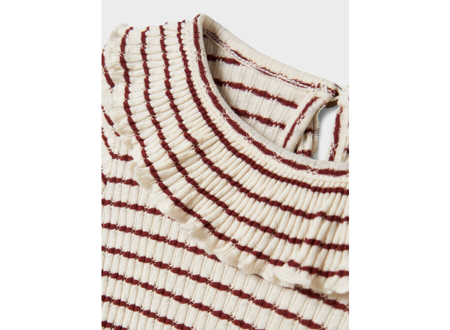 SOPHIA LS SLIM TOP Hot Chocolate