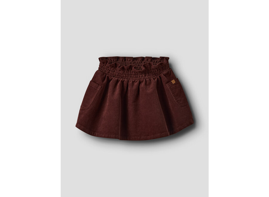 OBERT CORD SKIRT Hot Choco