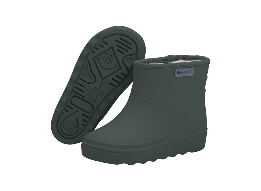 Thermo Boots Short - Green | Kambaba