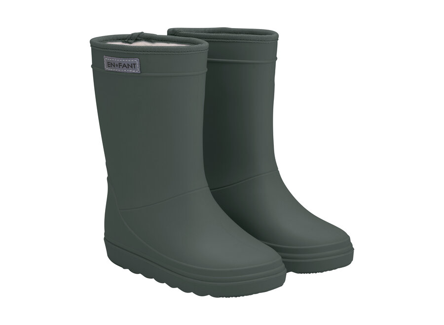 Thermo Boots Solid - Green | Kambaba