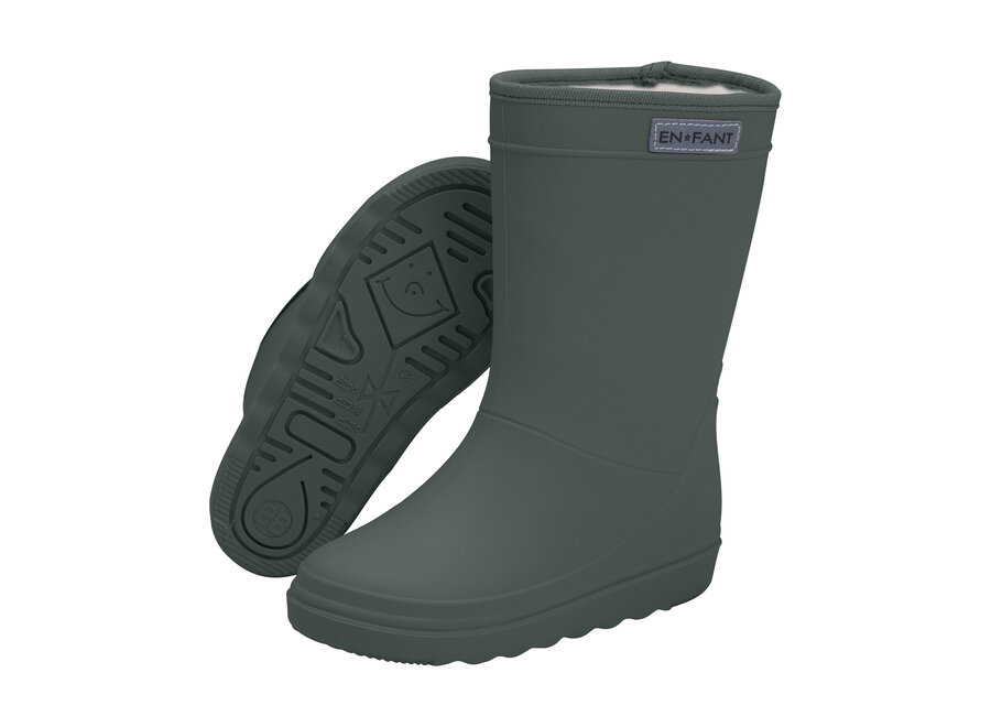 Thermo Boots Solid - Green | Kambaba