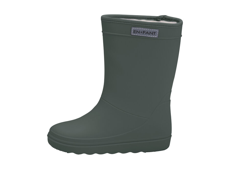 Thermo Boots Solid - Green | Kambaba
