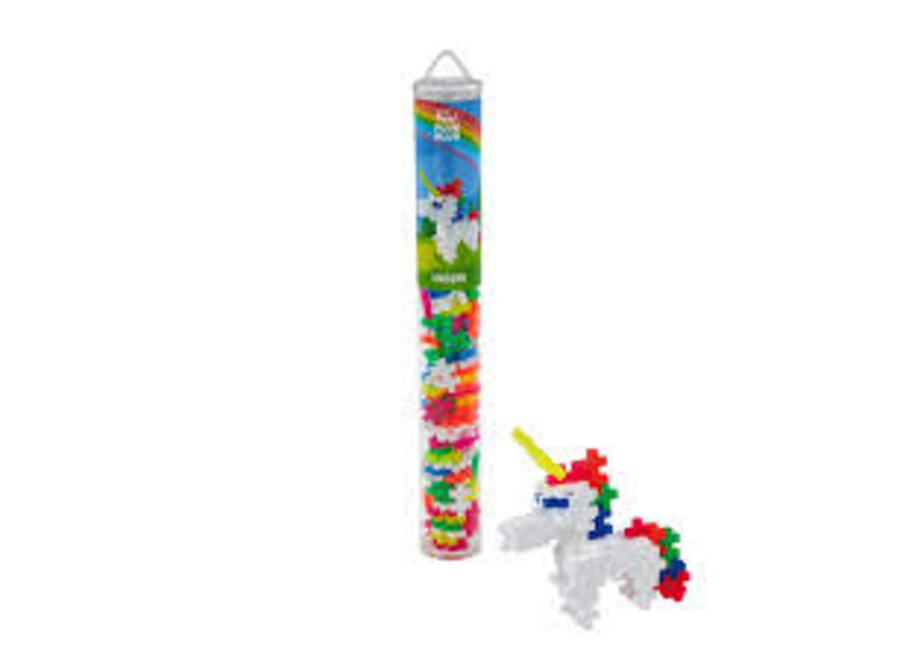 Tube eenhoorn Plus-Plus: 100 stuks