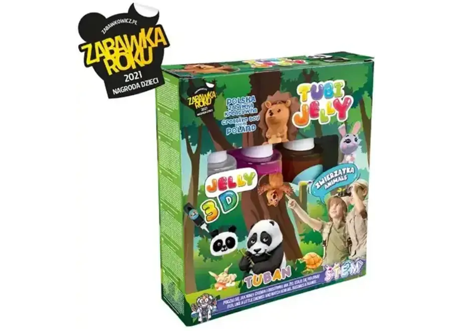 Tubi Jelly Set With 3 Colors – Animals