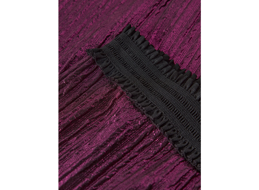 Glitter broek Reneing Wide Pant - Fandango Pink