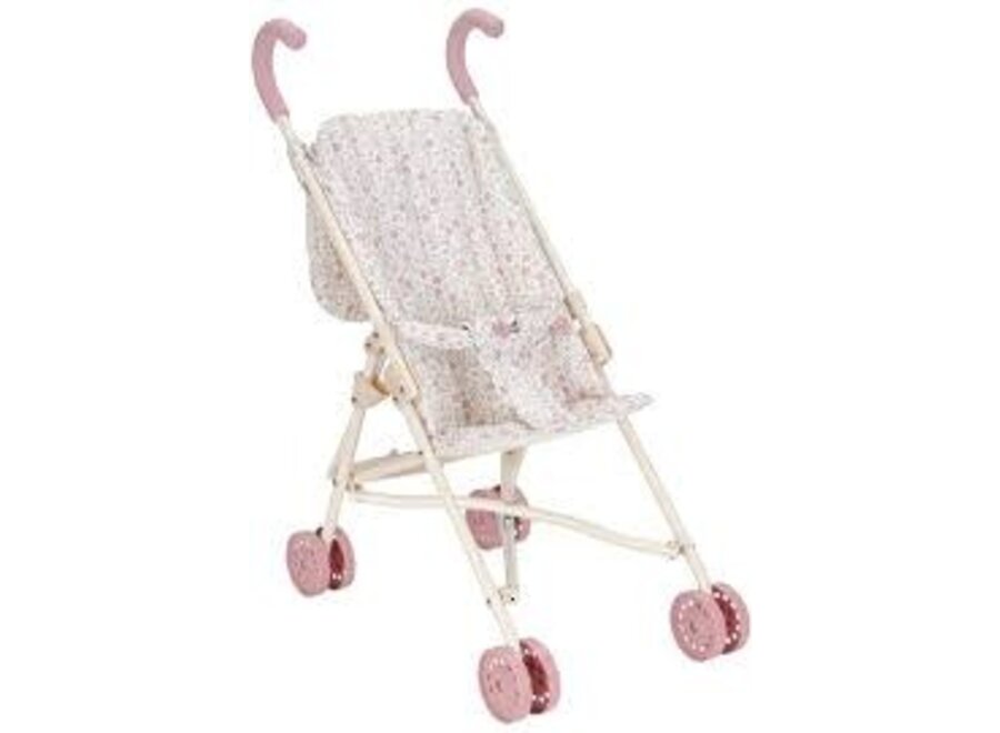 Metalen Poppenbuggy Soft Flowers