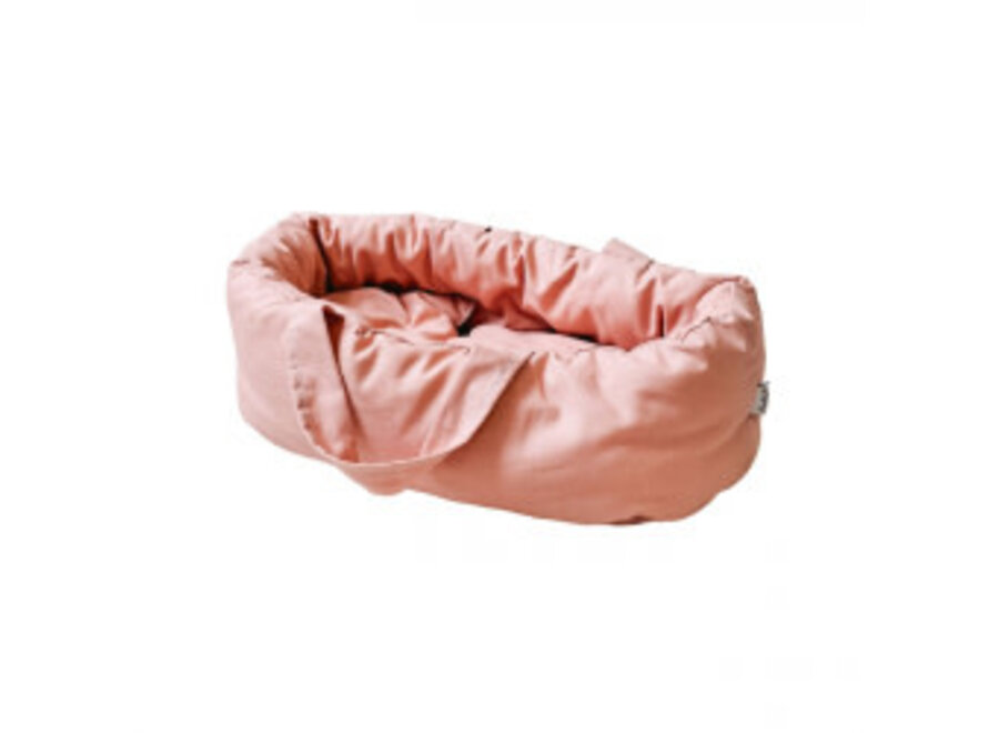 Poppendraagmand peach