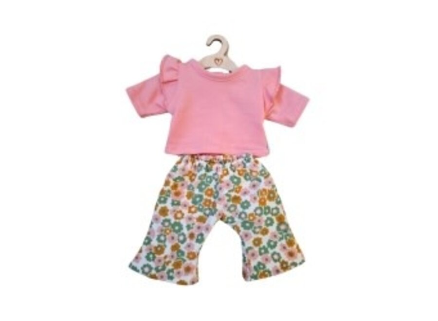 Kledingset Pansy flowerpower