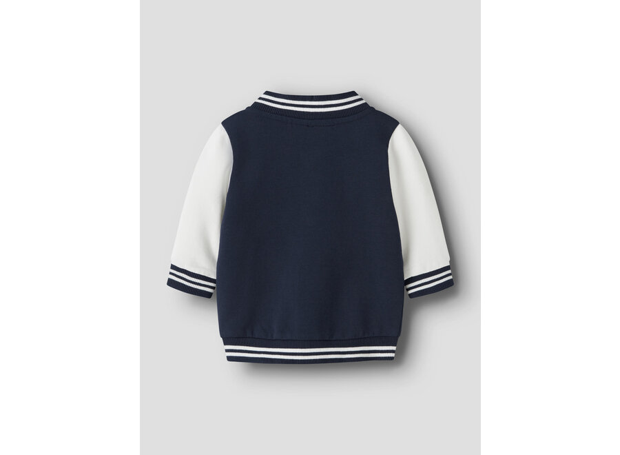 Robinson Sweat Cardigan Bru - Navy blazer