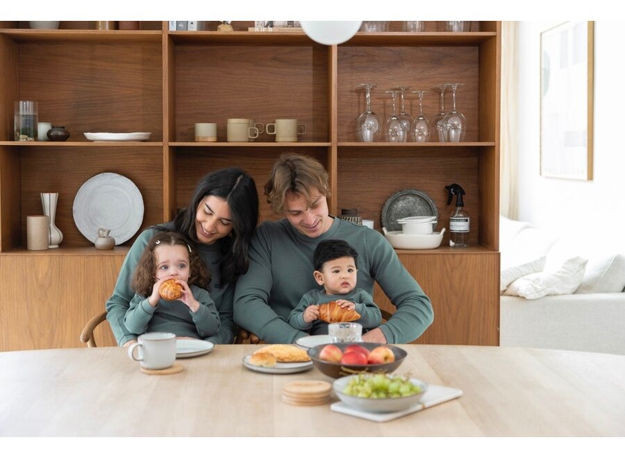 Wafelpyjama - Family Limited Edition - Sea Green | Zeegroen