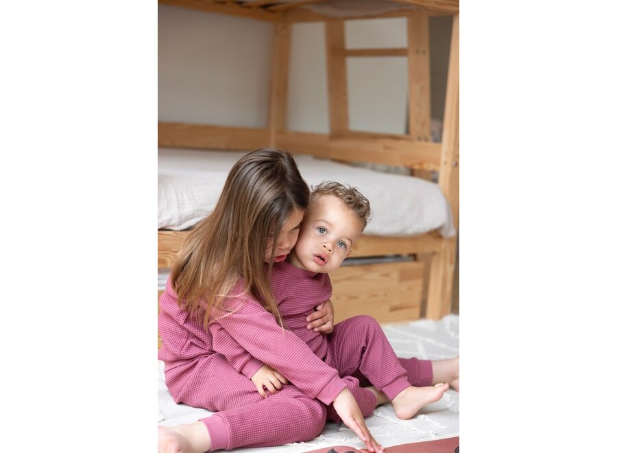 Wafelpyjama - Family Limited Edition - Berry