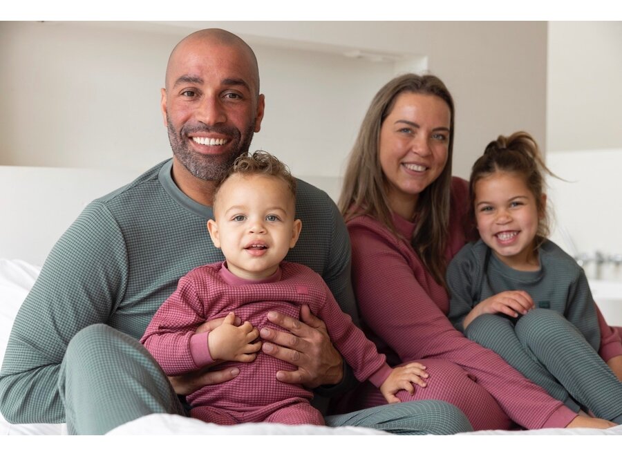 Wafelpyjama - Family Limited Edition - Berry