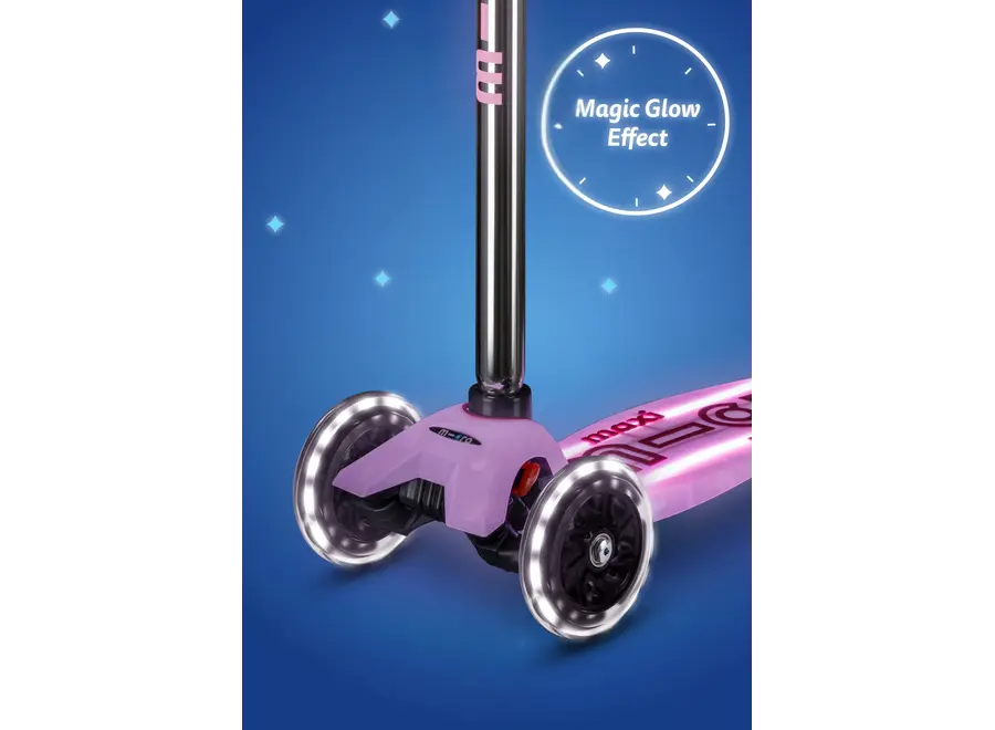 Maxi Micro step Deluxe Glow LED Plus - Lumineus Paars