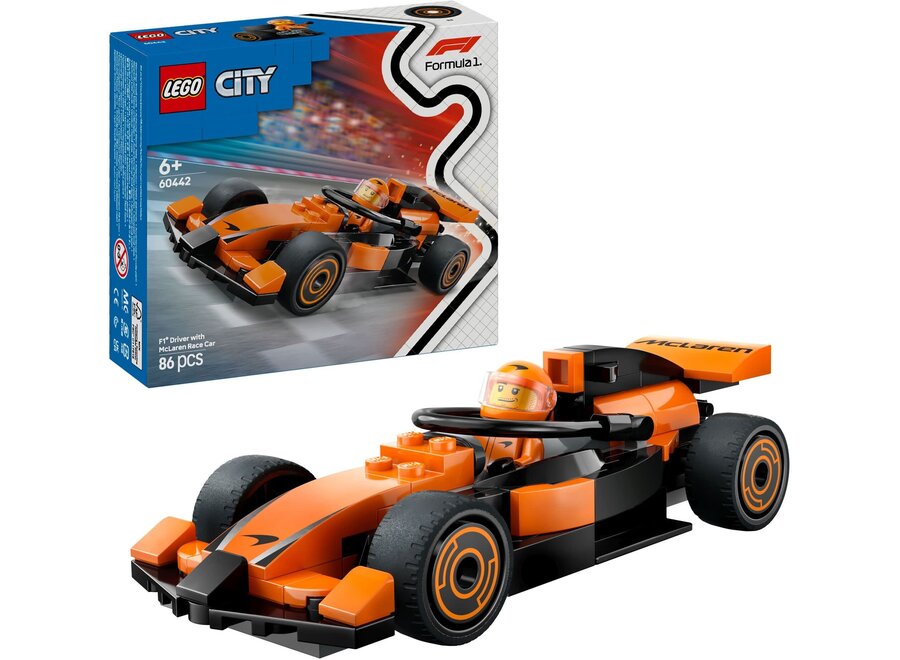 Lego - F1® coureur met McLaren racewagen