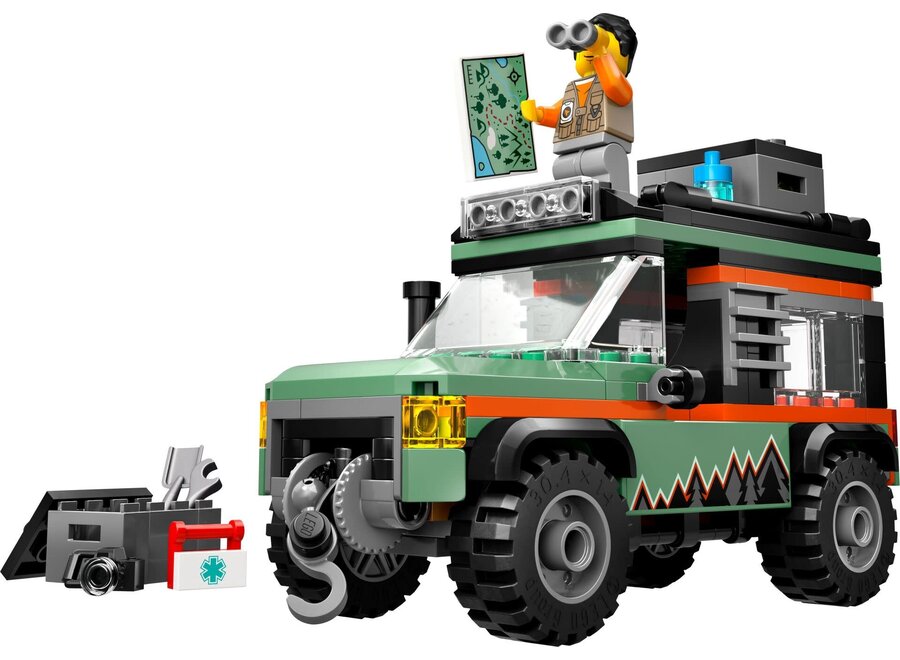 Lego - 4x4 terreinwagen voor in de bergen