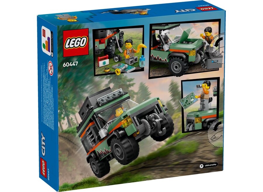 Lego - 4x4 terreinwagen voor in de bergen