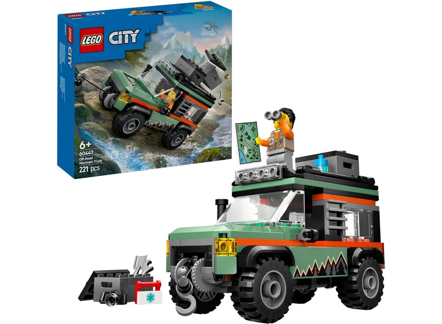 Lego - 4x4 terreinwagen voor in de bergen