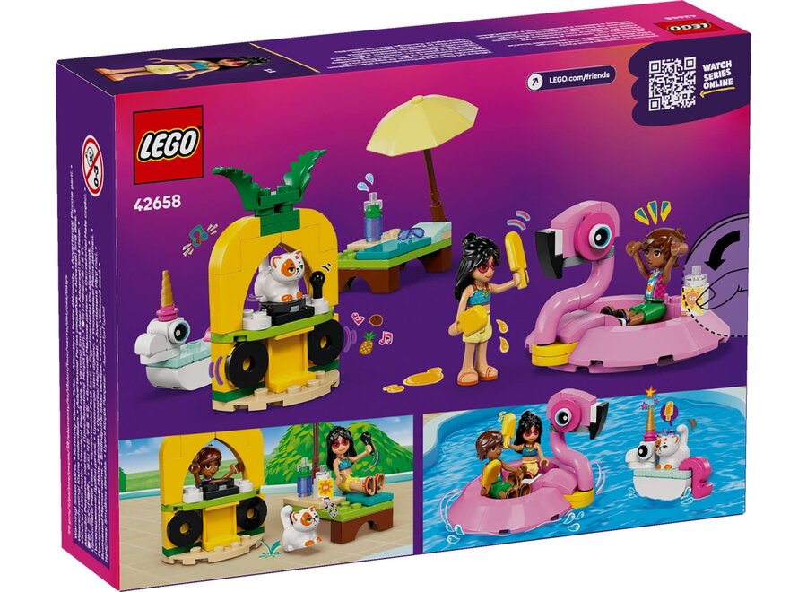 Lego - Zwembadfeestje met flamingo en eenhoorn