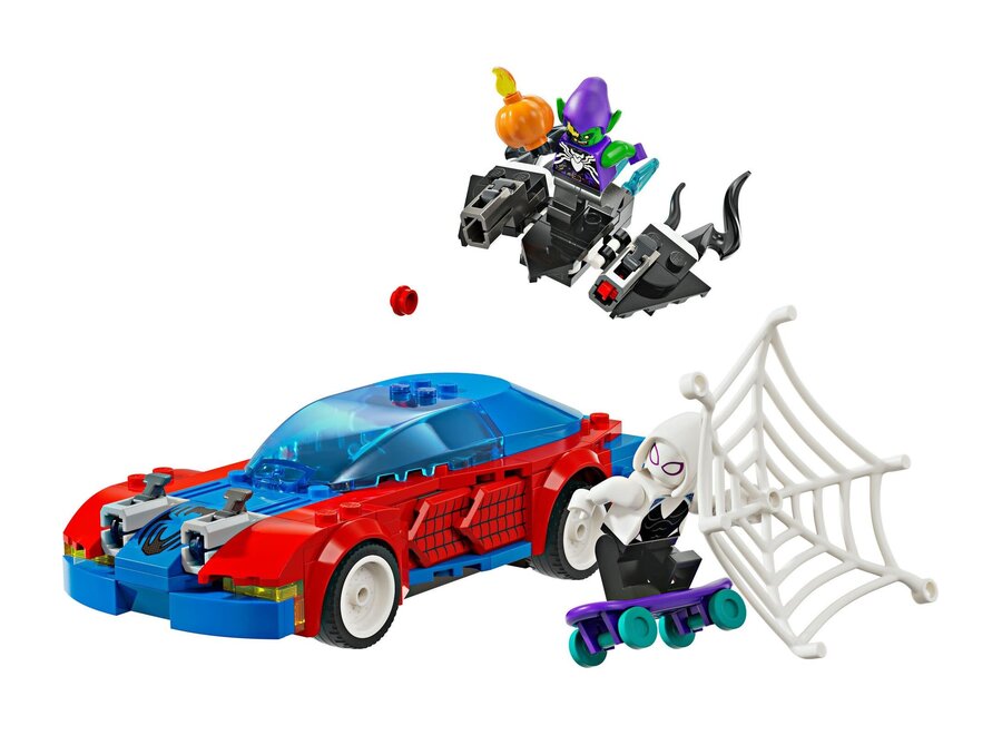 Lego - Marvel Spider-Man racewagen en Venom Green Goblin