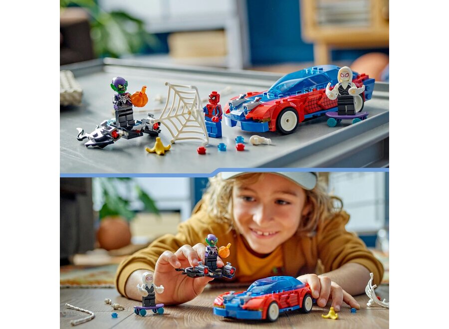 Lego - Marvel Spider-Man racewagen en Venom Green Goblin