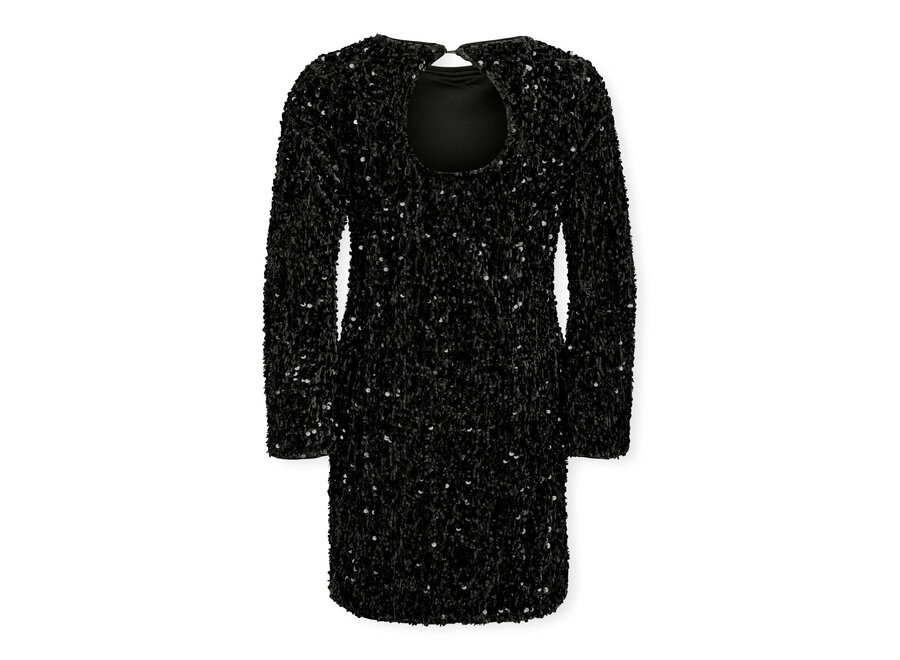 Jurk Confidence life seq dress - Black
