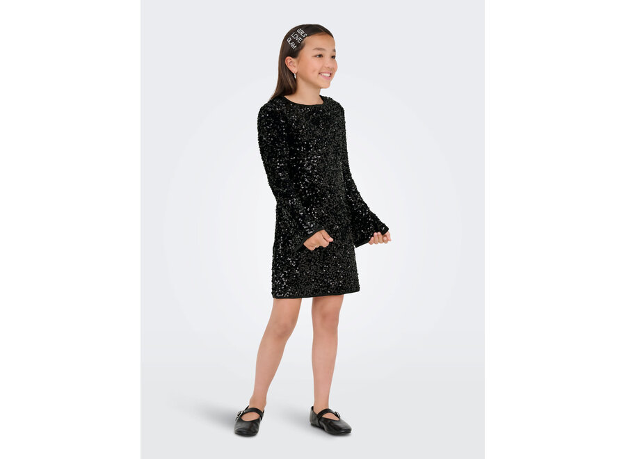 Jurk Confidence life seq dress - Black