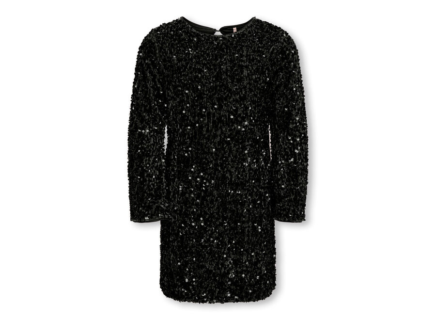 Jurk Confidence life seq dress - Black