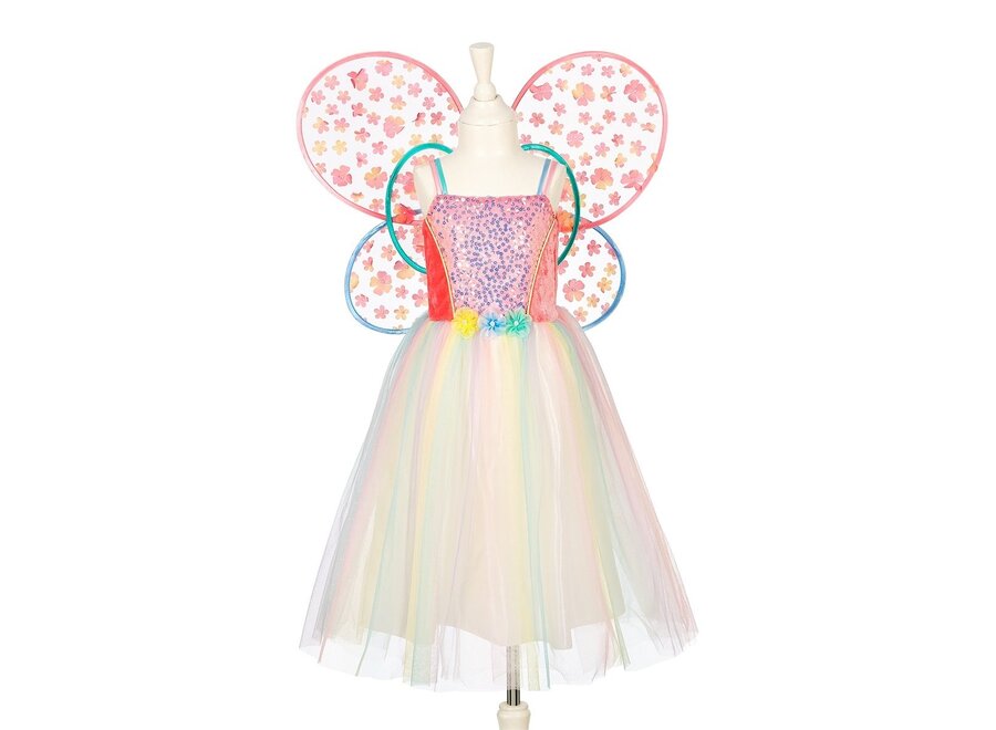 Flora jurk + vleugels, 3-4 jaar, 98-104 cm (1 set)