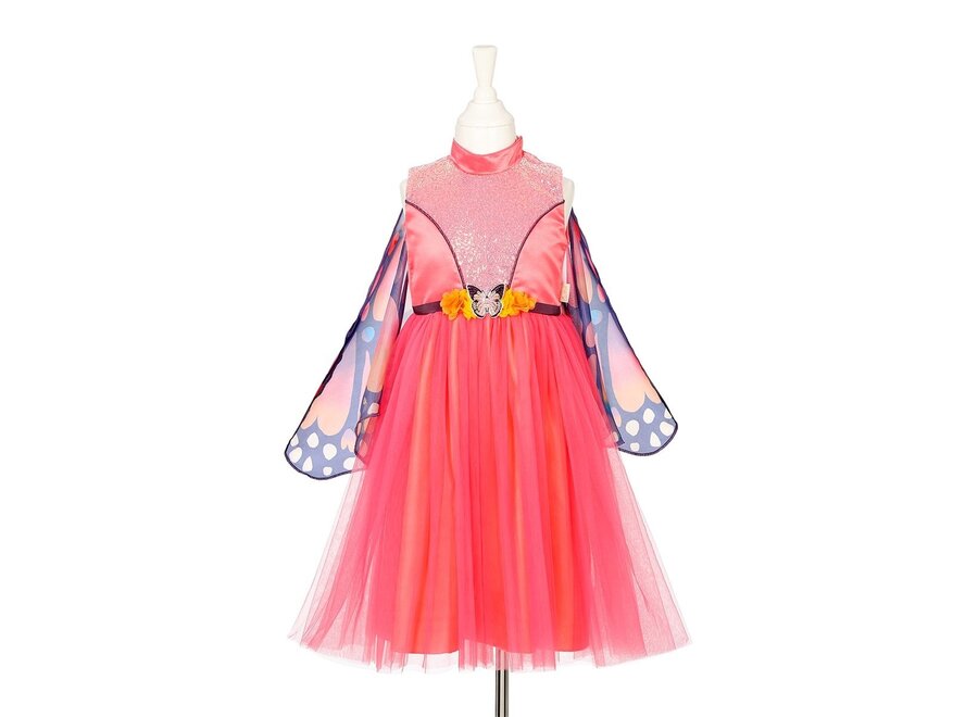 Papillon jurk + vleugels, 3-4 jaar, 98-104 cm (1 set)