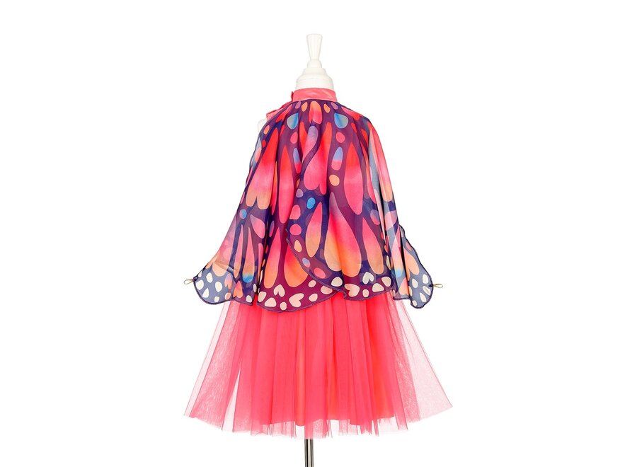 Papillon jurk + vleugels, 3-4 jaar, 98-104 cm (1 set)