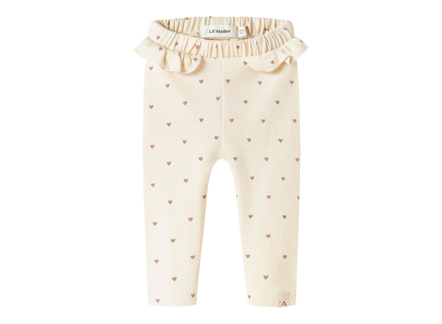 Legging Lalo heart turtledove