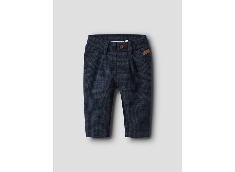 Broek Robino pant -  Navy blazer Check