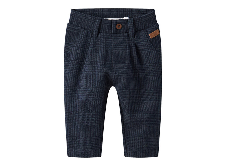 Broek Robino pant -  Navy blazer Check