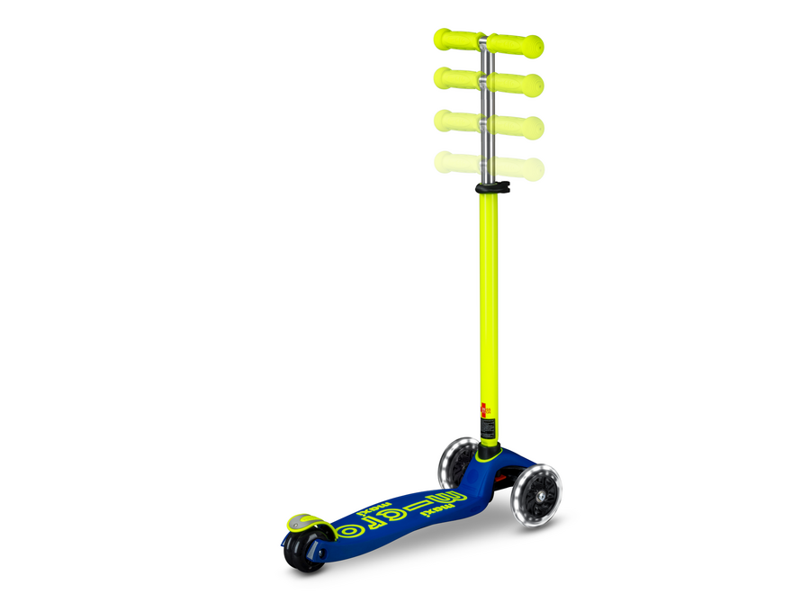 Maxi Micro step Deluxe LED blauw geel neon