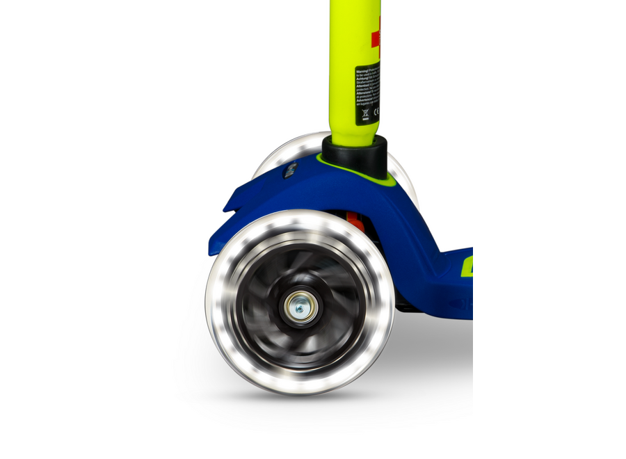 Maxi Micro step Deluxe LED blauw geel neon