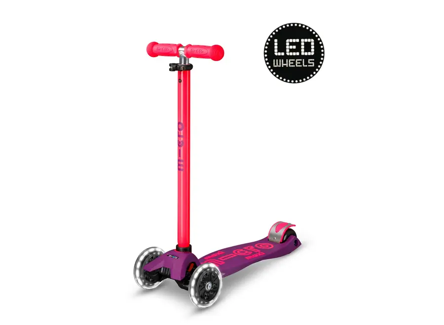 Maxi Micro step Deluxe LED paars roze neon