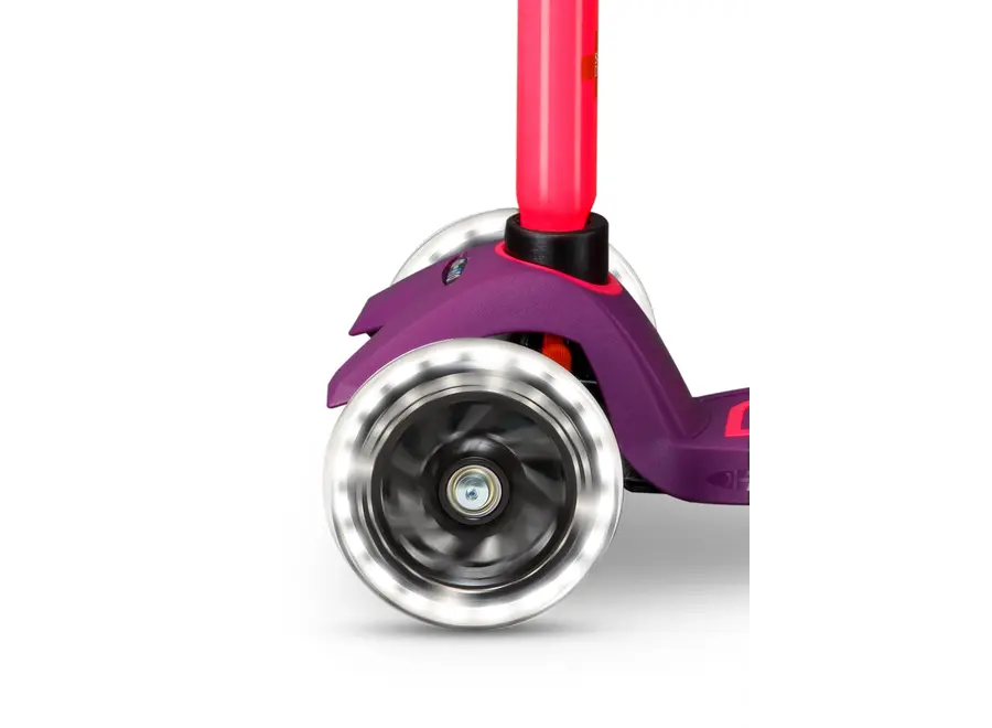 Maxi Micro step Deluxe LED paars roze neon