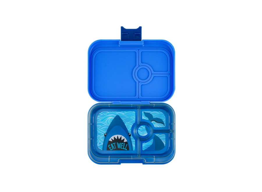 Snack 3-vakken - Surf Blue / Shark tray